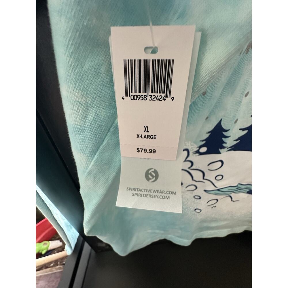Disney Parks Spirit Jersey Yeti Ski School Expedition Greats Tie Dye XL NWT - Picture 3 of 8